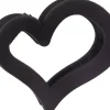 Dazzling Hair Clip Heart Black
