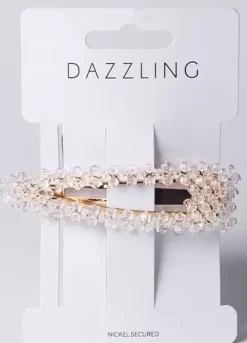 Dazzling Hårklämma Skiffer Klar 9cm