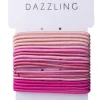 DazzlingHår 18-pack Hårsnoddar bruna