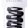 DazzlingHår 6-pack svarta hårspännen