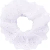 Dazzling Scrunchie Anglais White