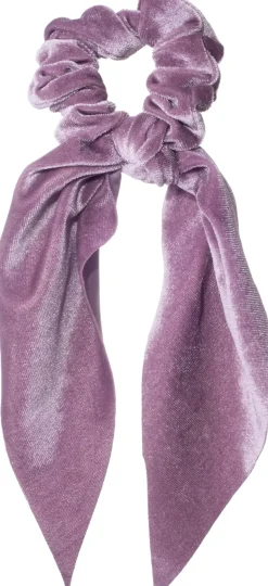 Dazzling Scrunchie Tail Velvet Purple