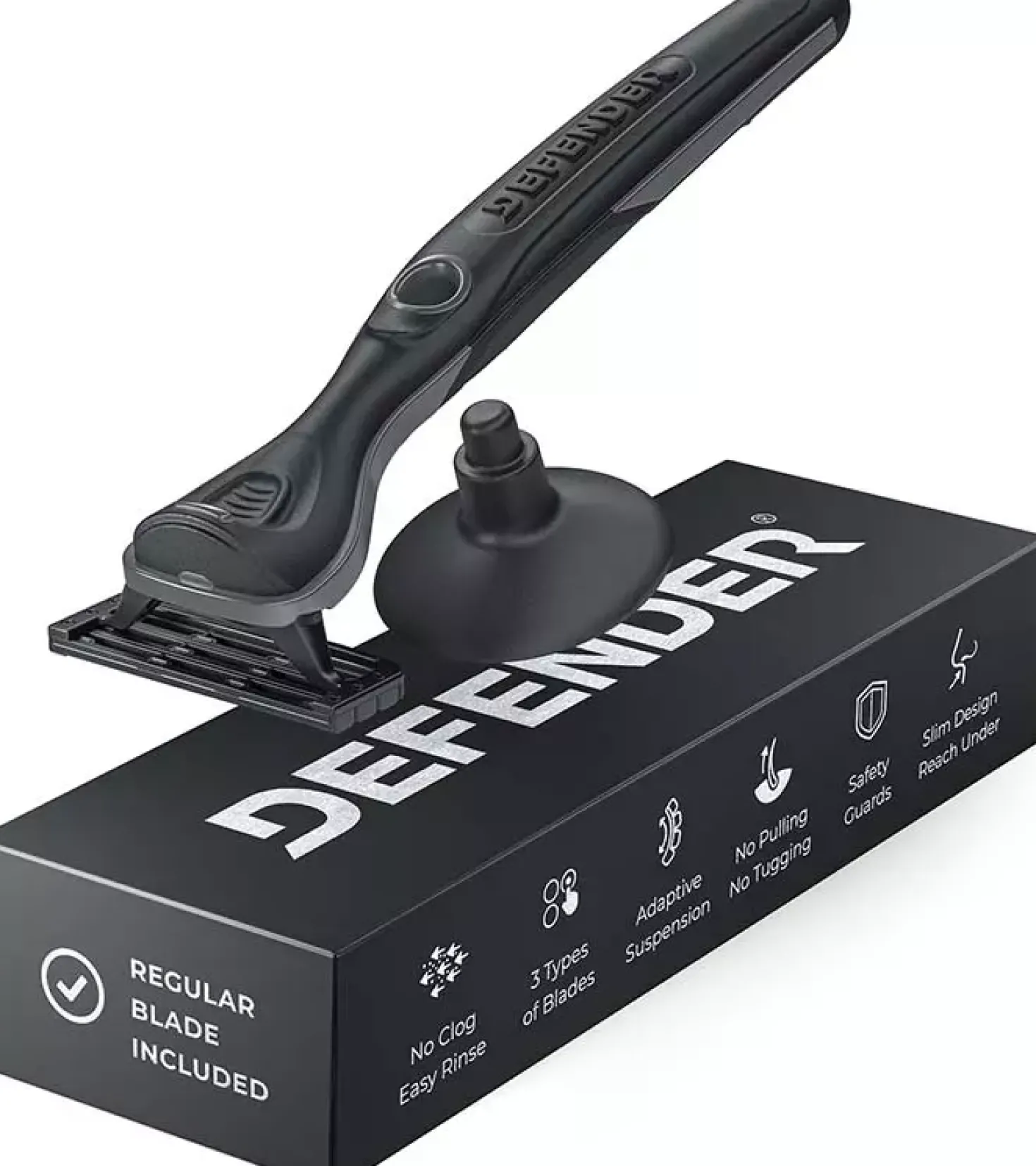 Defender SoftGrip Handle + 1 Black/Yellow