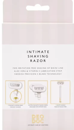 DeoDoc Intimate Shaving Razor White