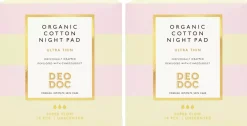 DeoDoc Organic Cotton Night Pad 2 pack