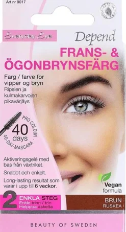 DependEveryday Eye Lash & Brow Tint Black