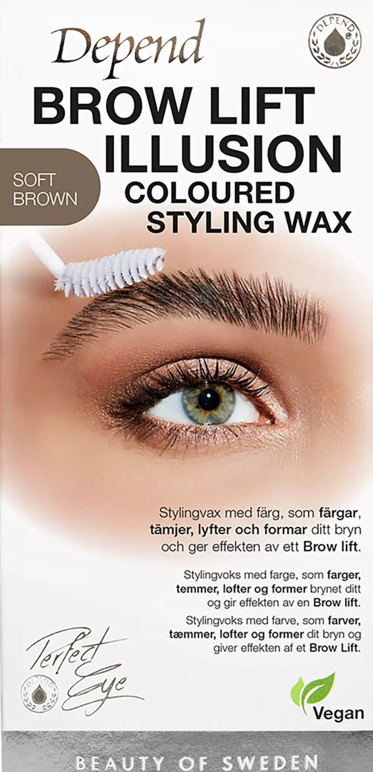 Depend Perfect Eye Brow Illusion Wax Medium Brown