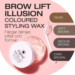 Depend Perfect Eye Brow Illusion Wax Medium Brown