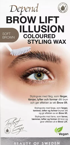 Depend Perfect Eye Brow Illusion Wax Soft Brown