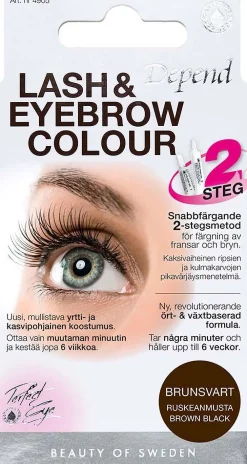 DependPerfect Eye Lash and Eyebrow Colour Brown Black