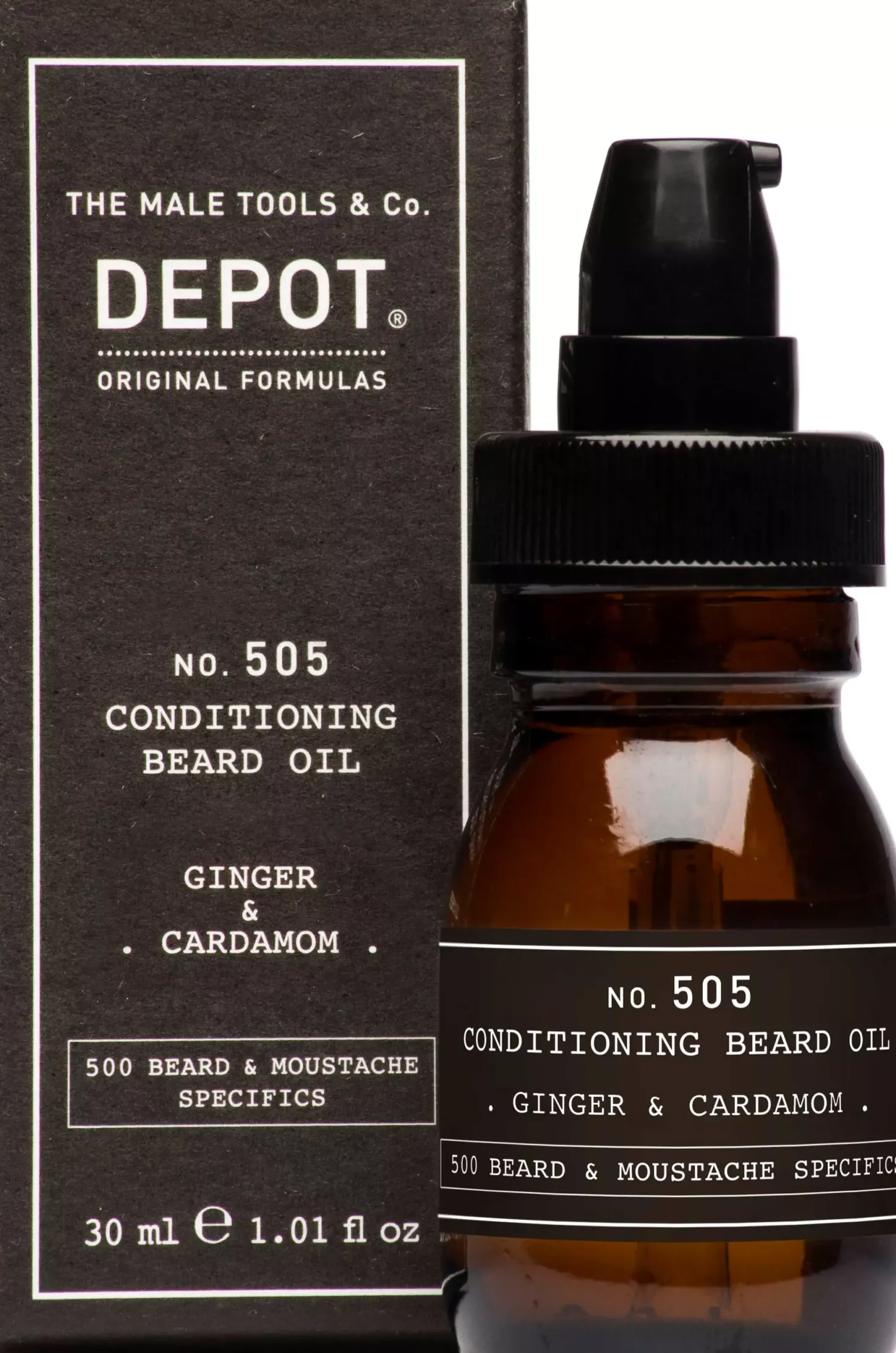 DEPOT MALE TOOLS No. 505 Conditioning Beard Oil Ginger & Cardamom 30 ml