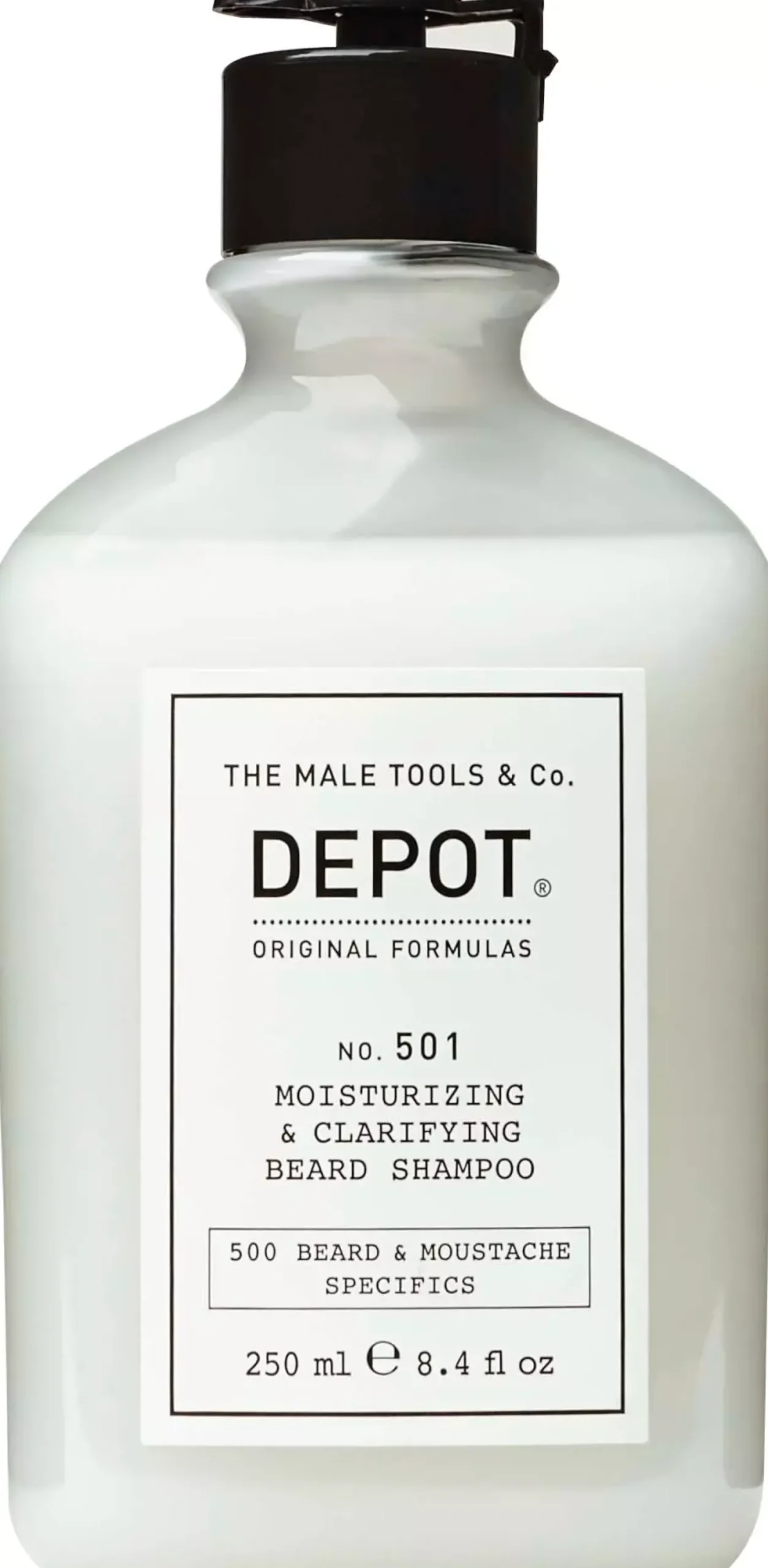 DEPOT MALE TOOLS No. 501 Moisturizing & Clarifying Beard Shampoo 250 ml