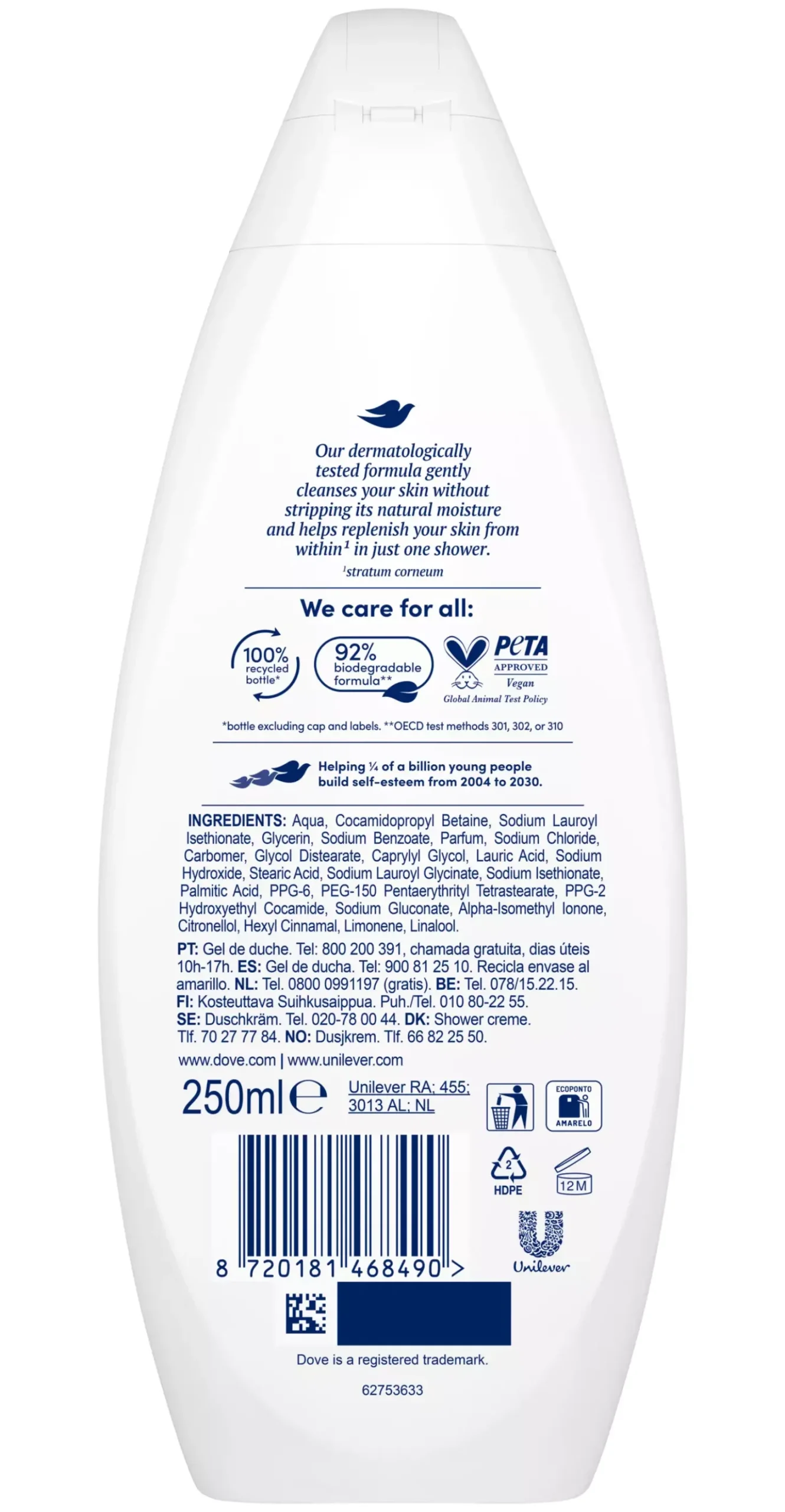 Dove Shower Gel Silky Velvet 450 ml