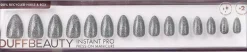 DUFFBEAUTY Instant Pro PressOn Manicure Diamond Dust, Medium Almond