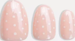 DUFFBEAUTY Instant Pro Press-On Manicure Glazed Polka Short Almond
