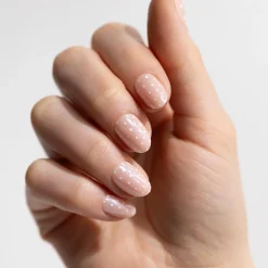 DUFFBEAUTY Instant Pro Press-On Manicure Glazed Polka Short Almond