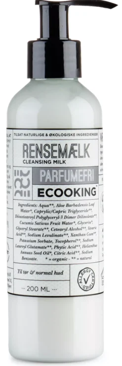 ECOOKING Cleansing Milk Fragrance Free 200 ml