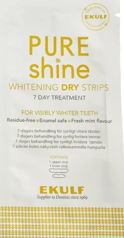 EKULF Pure Shine Whitening Dry Strips 7 stk