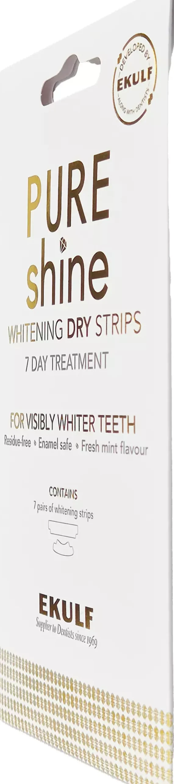 EKULF Pure Shine Whitening Dry Strips 7 stk