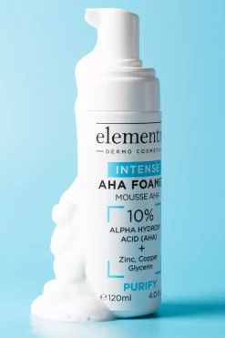 elementrē Aha Foamer Intense Cleanser 10% Alpha Hydroxy Acid 120 ml