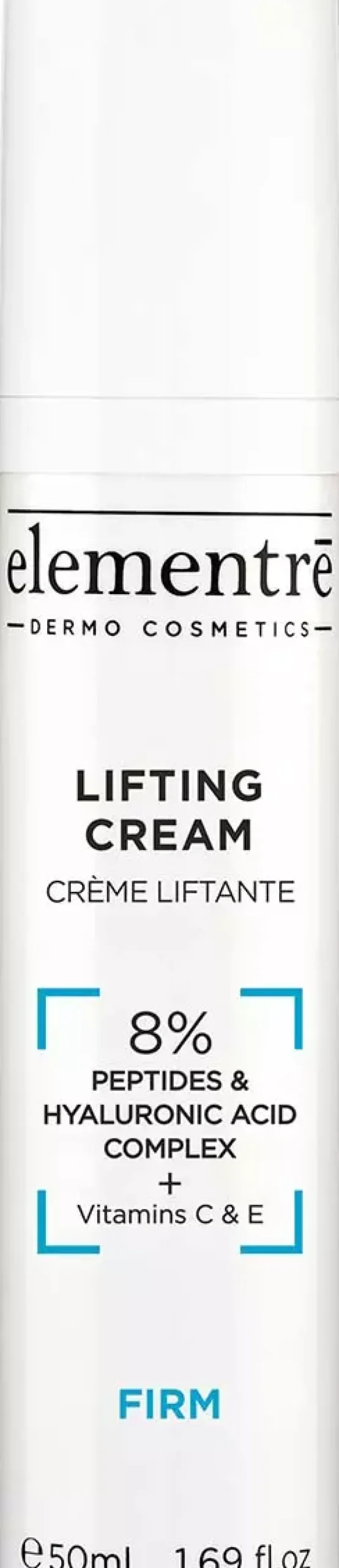 elementrē Lifting Cream 8% Peptides & Hyaluronic Acid 50 ml