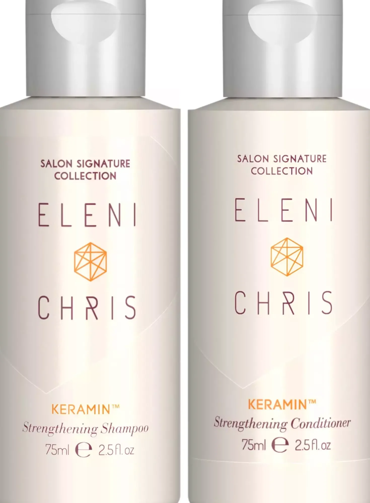 Eleni&ChrisKeraMin™ Bundle Strengthening Shampoo 75 ml & Conditioner 75 ml