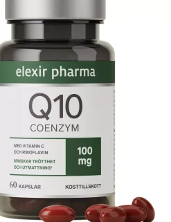 Elexir Pharma Coenzyme Q10 100mg 60 stk