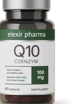 Elexir Pharma Coenzyme Q10 100mg 60 stk