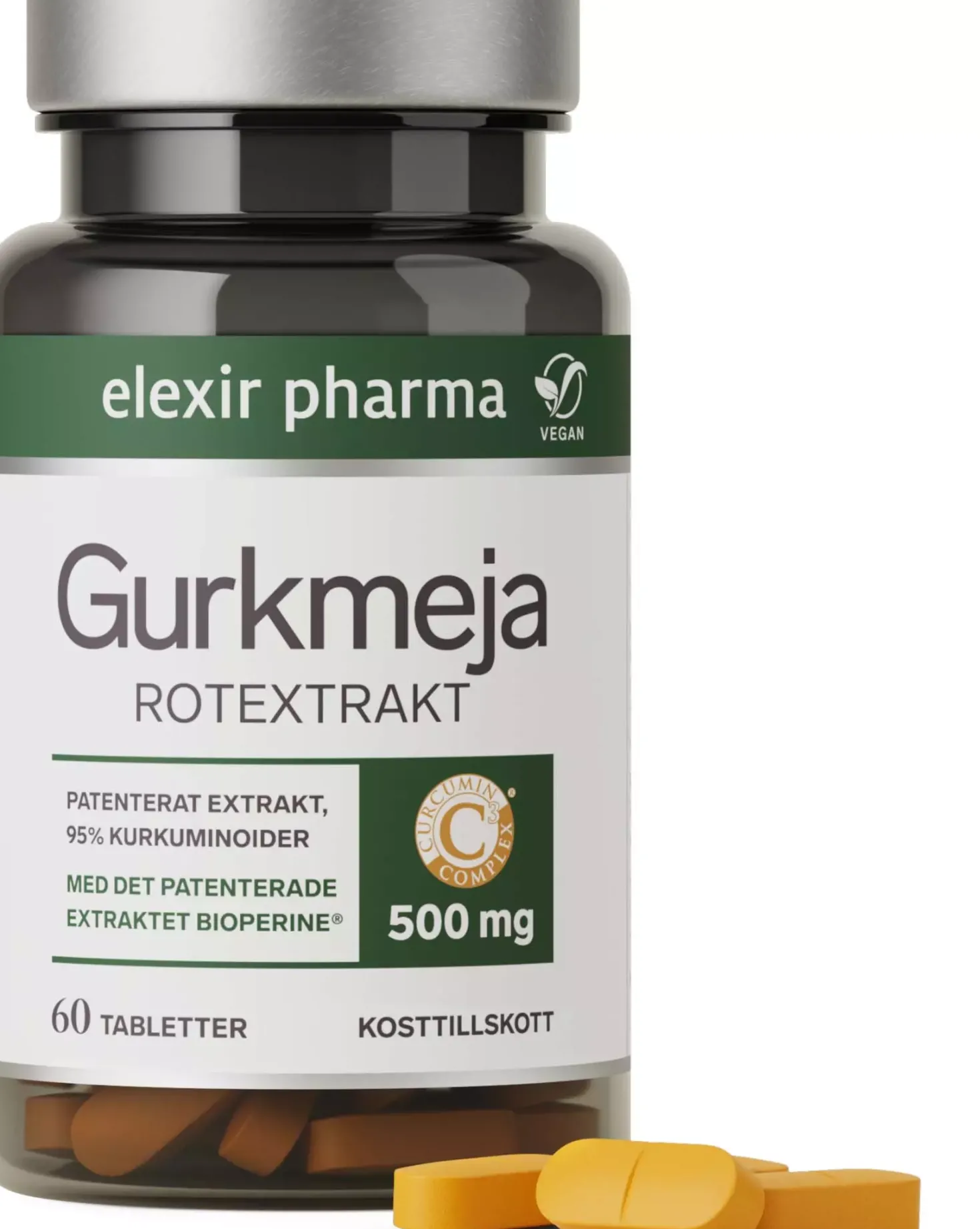 Elexir Pharma Gurkmeja 60 stk