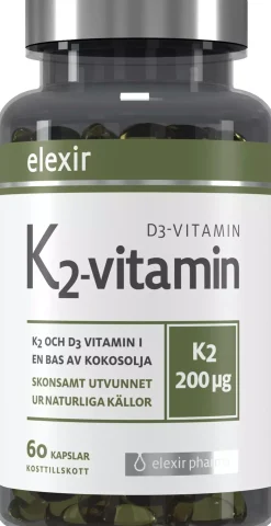 Elexir Pharma K2+D3 60 stk