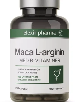 Elexir Pharma Maca L-arginin 180 stk