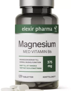 Elexir Pharma Magnesium 375mg 120 stk