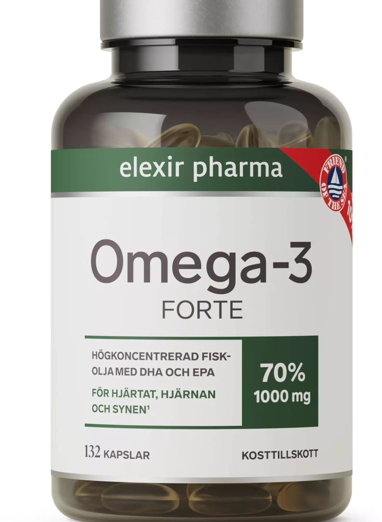 Elexir Pharma Omega3 Forte 1000mg 132 stk