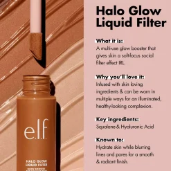e.l.f. Halo Glow Liquid Filter 2 Fair/Light