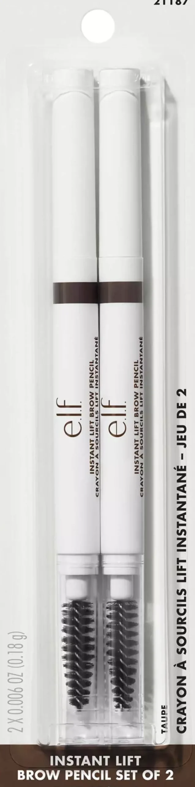 e.l.f. Instant Lift Brow Pencil 2-Pack Taupe