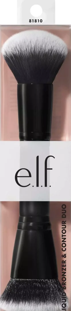 e.l.f. Liquid Bronzer & Contour Duo Brush