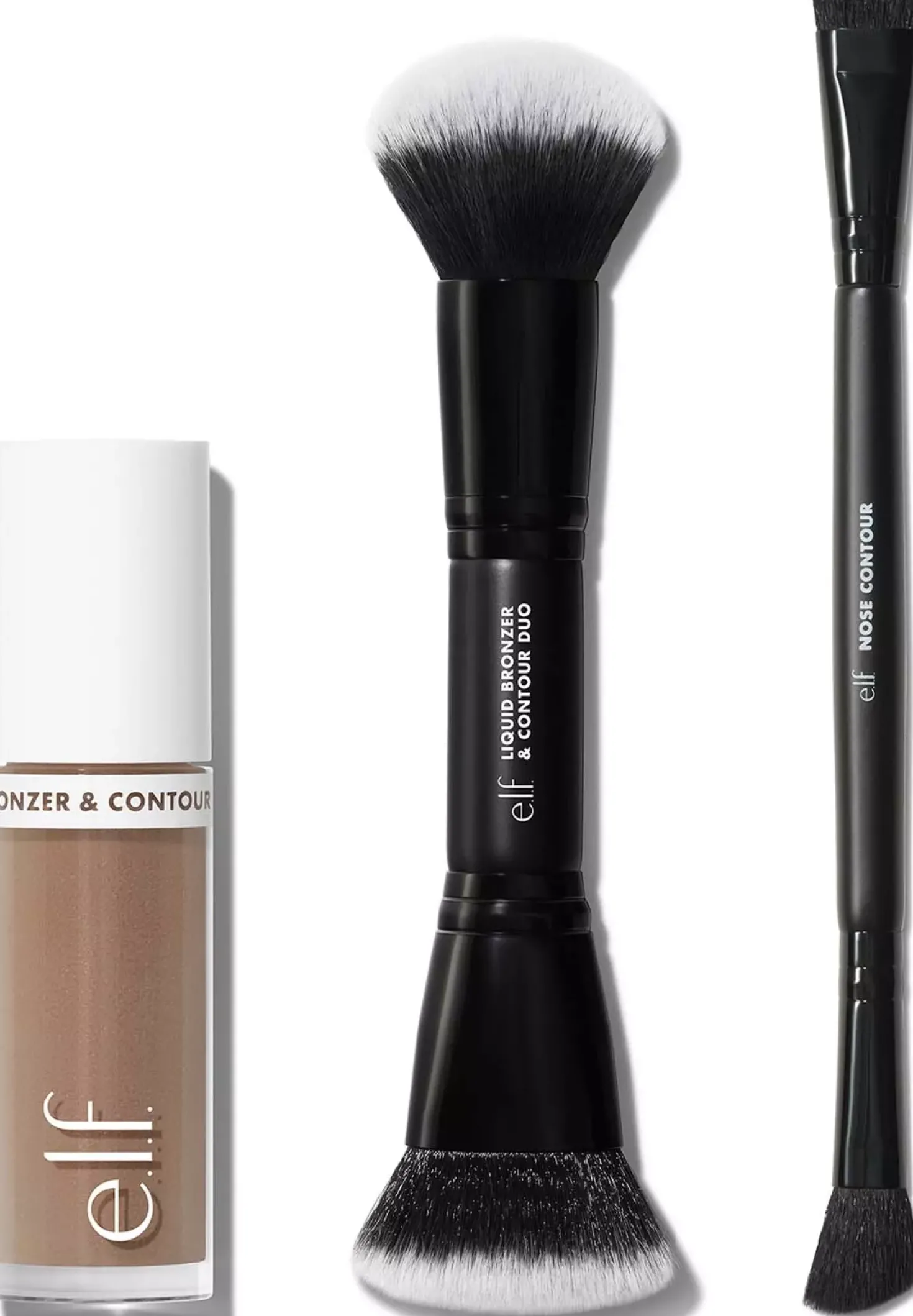 e.l.f. Liquid Bronzer & Contour Duo Brush