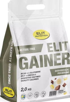 Elit Nutrition ELIT Gainer - lactose free Banana Chocolate 2000 g