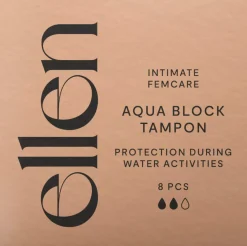 Ellen Aqua Block Tampon 8 pcs