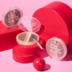 essence Brow Powder Duo Set 03 Dark