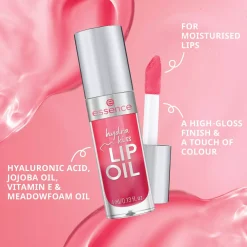 essence Hydra Kiss Lip Oil 01 Kiss From A Rose