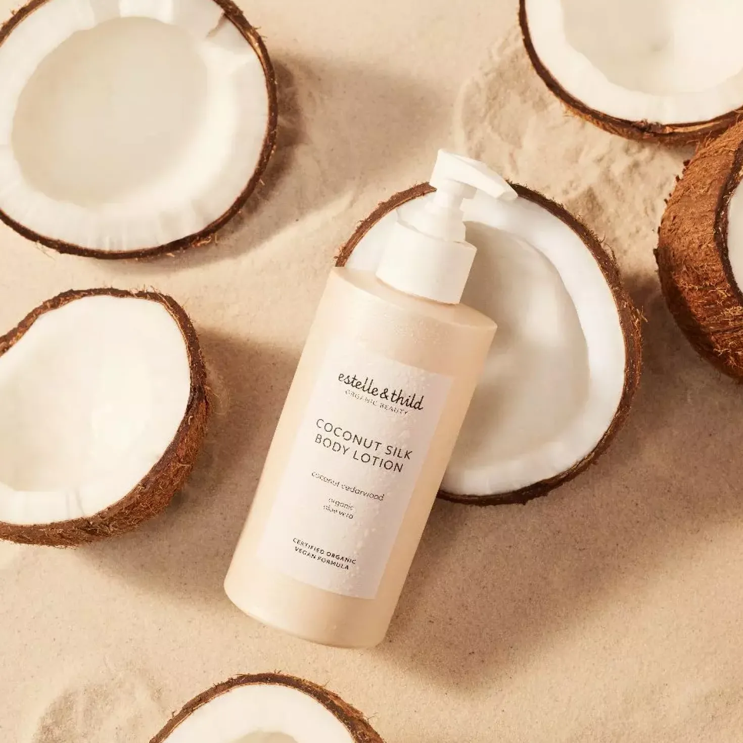 Estelle&Thild Organic BeautyCoconut Cedarwood Coconut Silk Body Lotion 200 ml