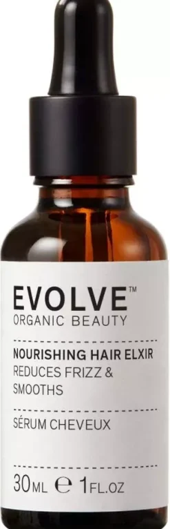 Evolve Organic Beauty Nourishing Hair Elixir - Dry Hair Serum, 30 ml