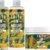Faith In Nature Bundle Shea & Argan Shampoo 400 ml & Conditioner 400 ml & Hair Mask 300 ml