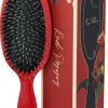 Fan Palm Medium Red Poppy Brush