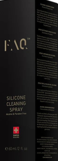 FAQ Swiss Silicone Cleaning Spray 60 ml