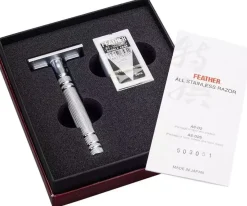 Feather All Stainless Double Edge Razor AS-D2 1 stk