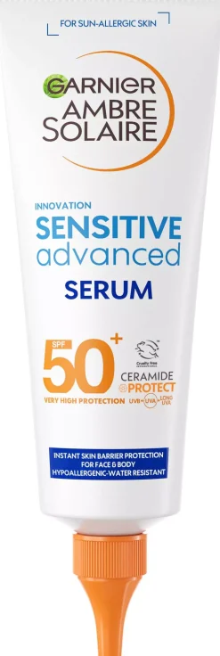GarnierAmbre Solaire Sensitive Advanced Body Serum SPF50+ for Sensitive Skin 125 ml