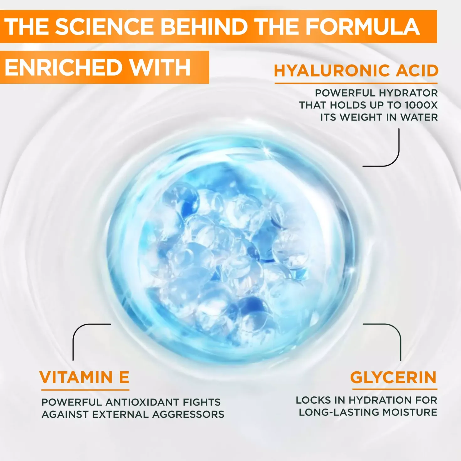GarnierAmbre Solaire Super UV Hyaluronic Acid Hydrating Fluid SPF50+ for Normal Skin 40 ml