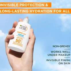 GarnierAmbre Solaire Super UV Hyaluronic Acid Hydrating Fluid SPF50+ for Normal Skin 40 ml
